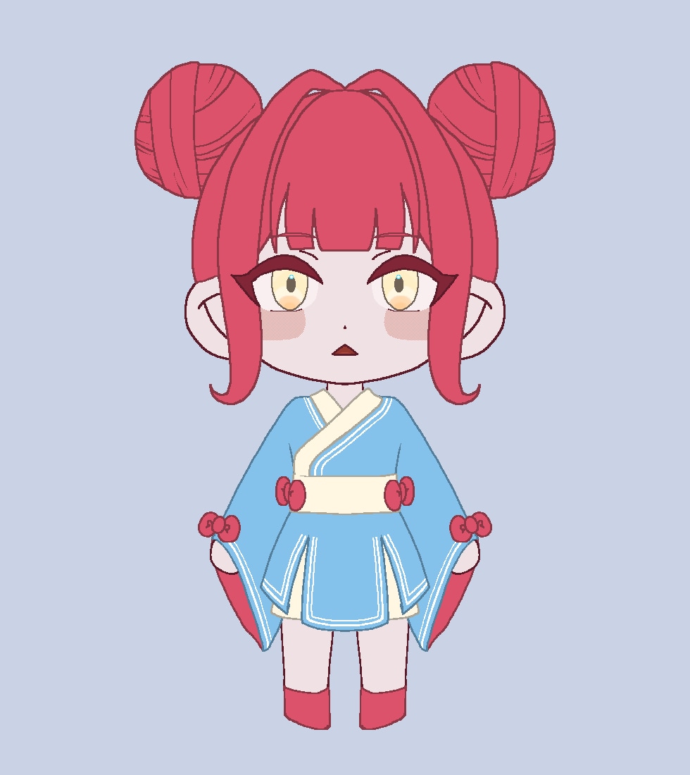 かわいいドット立ち絵制作致します お手頃価格でかわいいドットミニキャラ立ち絵をデザインから！ イメージ5