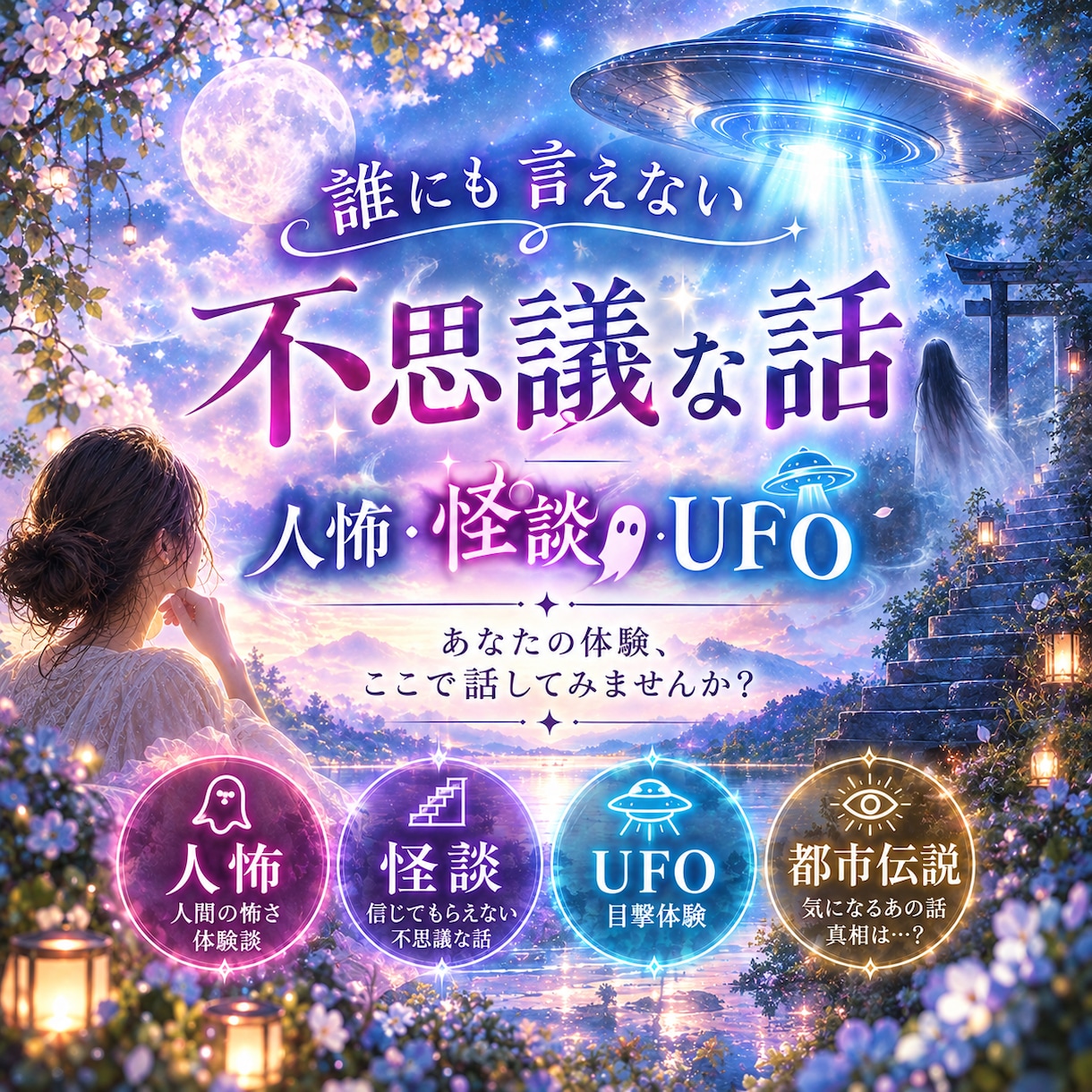誰にも言えない不思議な体験お聞きします 人怖・心霊・UFO・都市伝説…あなたの体験を教えてください イメージ1