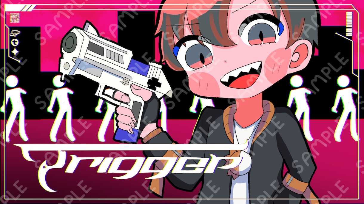最短即日納品可！歌ってみたイラストお描きします youtube、ニコニコ動画等のサムネイルをお描きします！ イメージ4