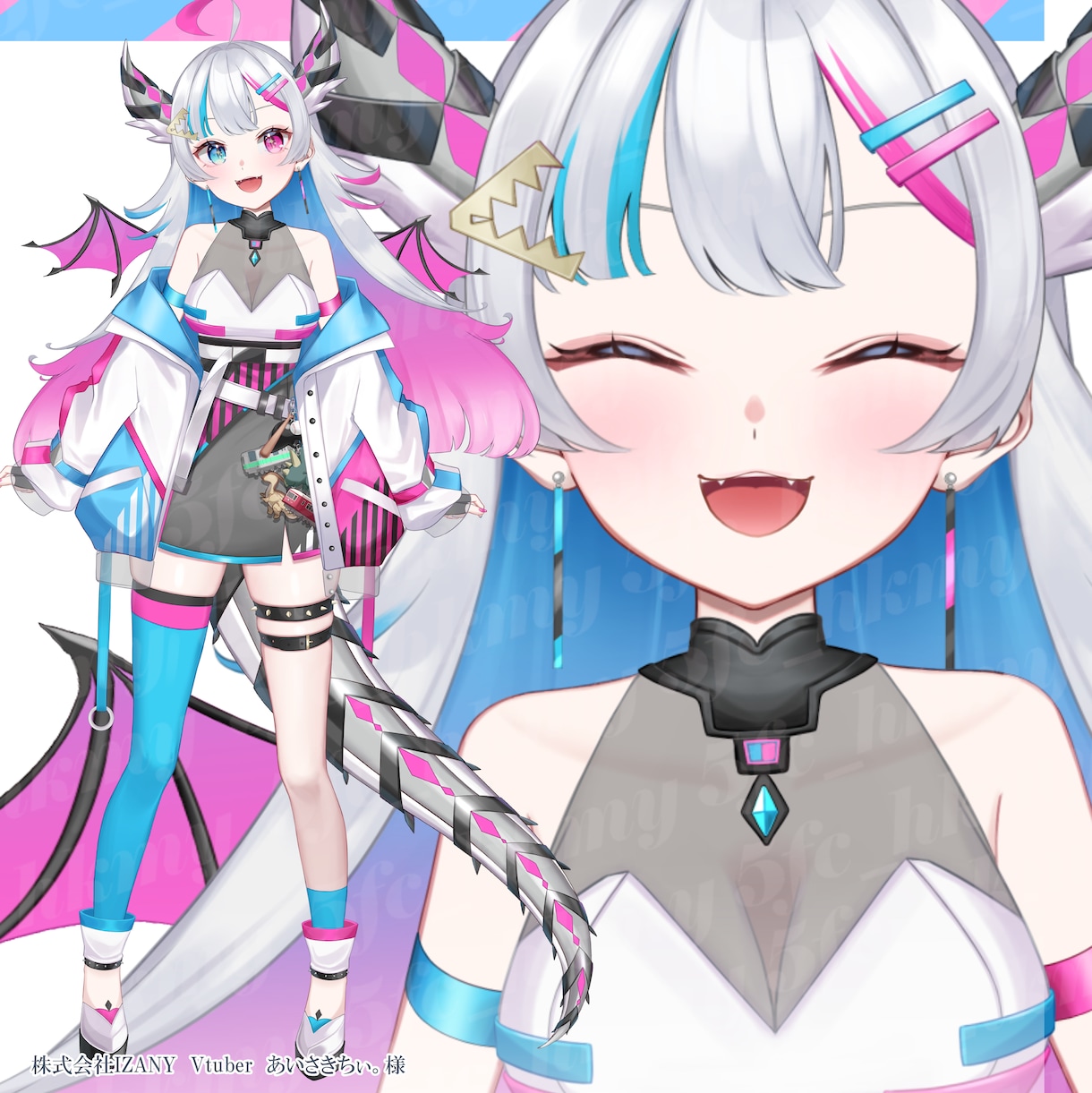 デザイン～モデリングまでVtuber制作します 高クオリティモデルで、あなたもデビューしませんか？ イメージ6