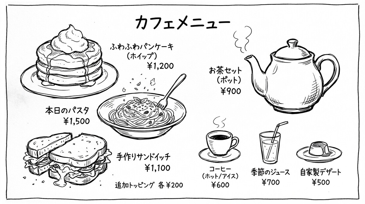 売上UPする飲食店ポップ・メニューつくります 現場経験あり!ターゲットに刺さるデザイン イメージ5