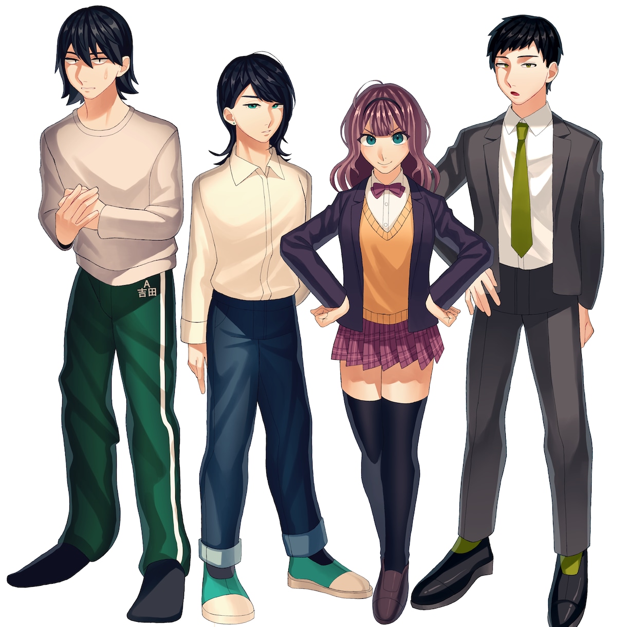 全身立ち絵描きます 等身高めのキャラクターイラストです イメージ1