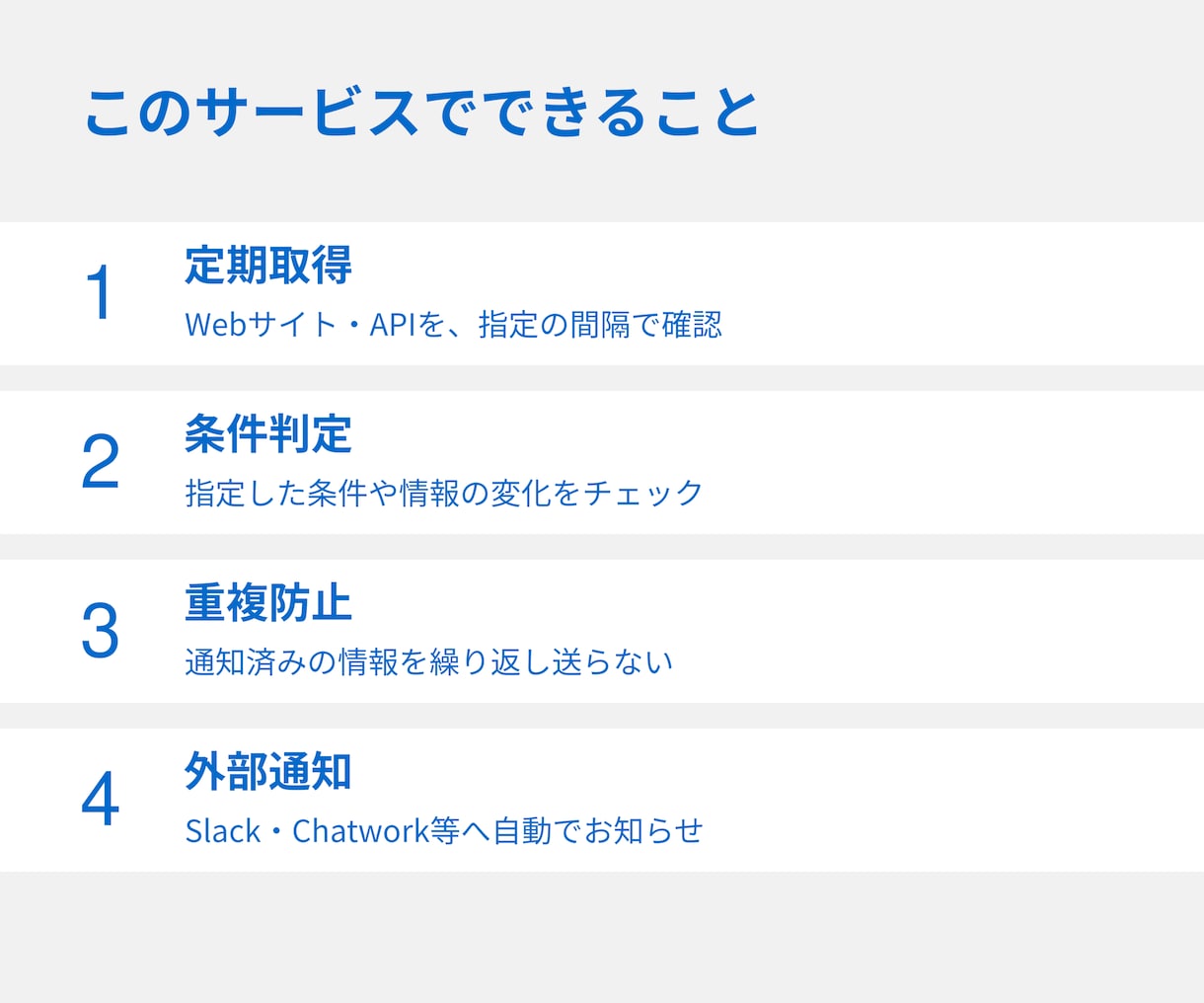 Web・APIの定期監視と通知を自動化します 毎日の確認作業を減らす小規模な自動化ツールを構築します イメージ2
