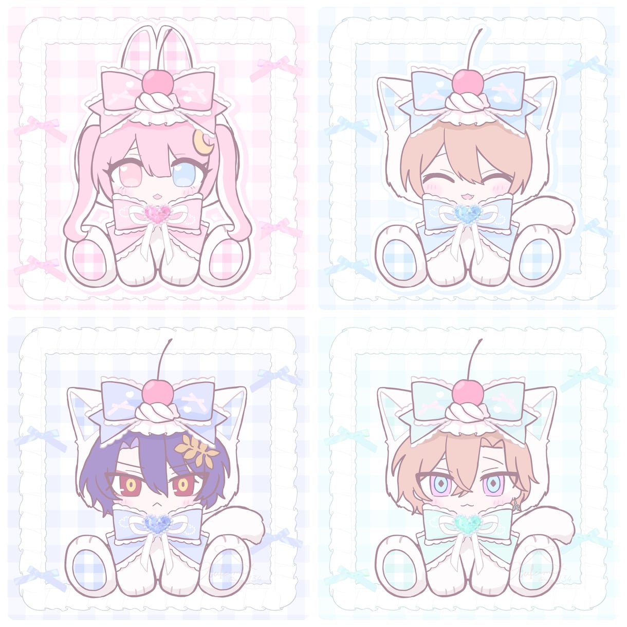 お座りぬい服量産イラストを描きます 商用利用OK、グッズ制作OKのイラストです! イメージ1