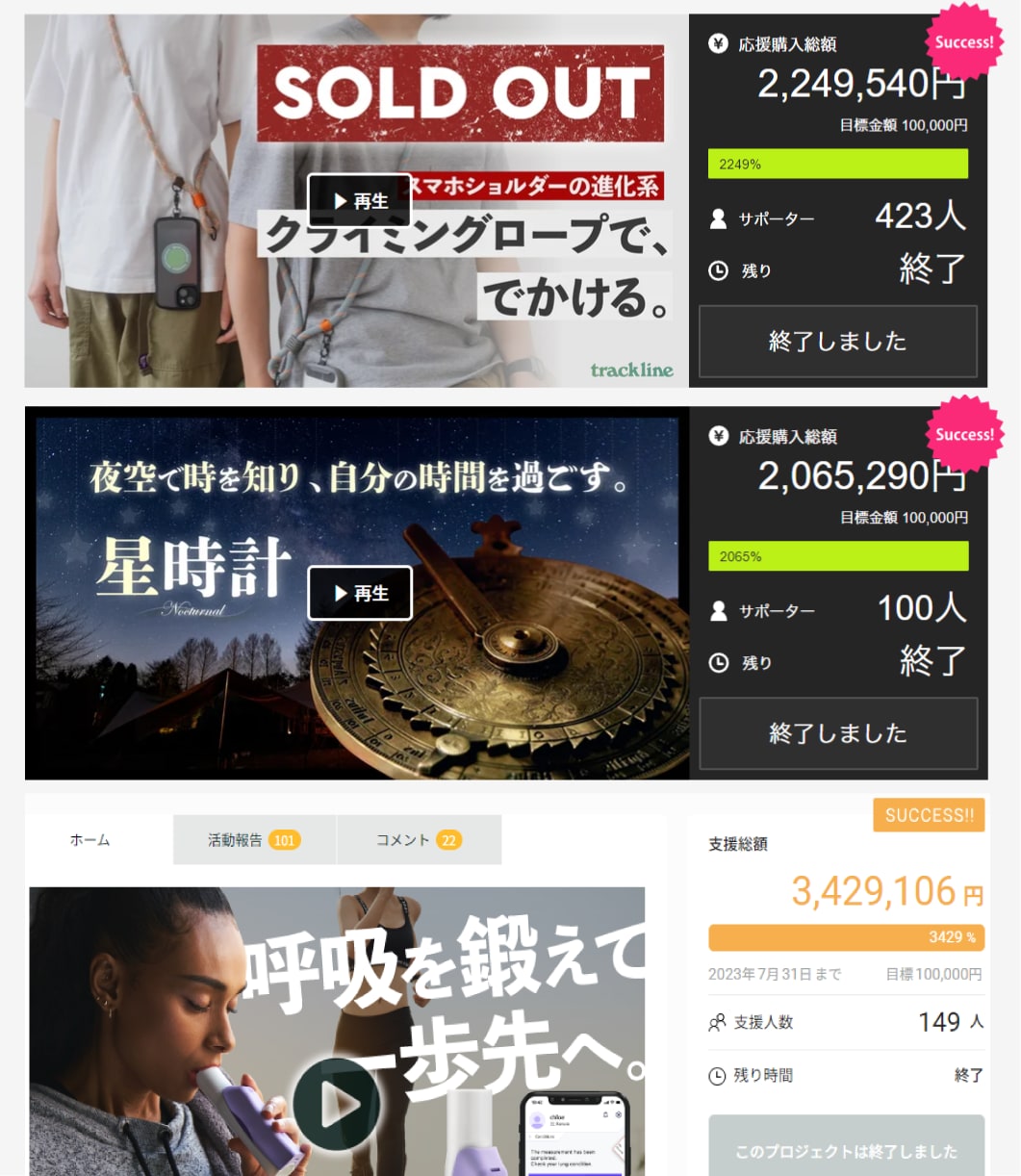 実績多数！Makuakeの売れるページを作成します 実行者経験済なので、ページ作成だけでなく広い情報提供可能です イメージ3