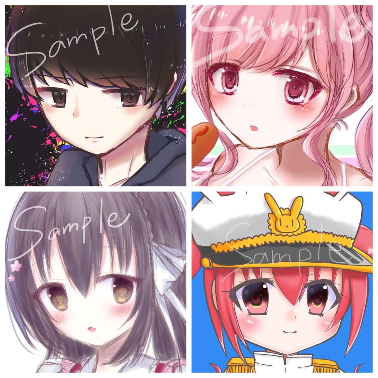 SNS用アイコンのイラストを作成します 自分だけのオリジナルアイコンを使いたい方へ イメージ1
