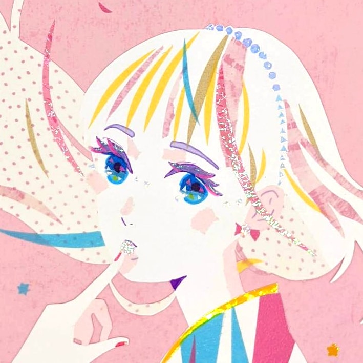 キラキラなアイコンイラスト(ヘッダー)描きます アナログ手法でポップでオシャレなアイコン描きます！ イメージ2