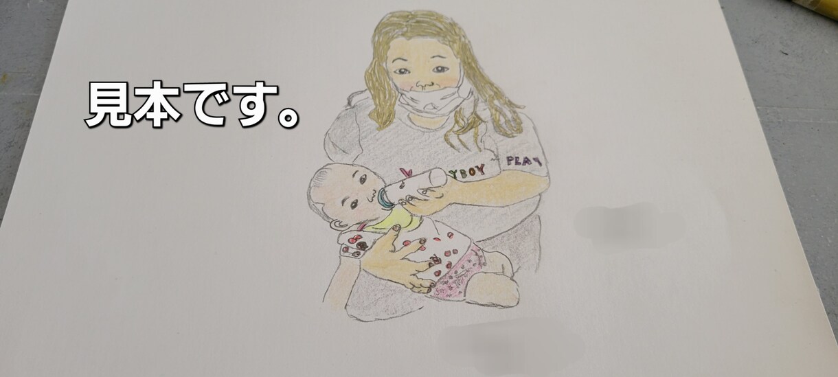似顔絵を描くのが得意です。下書き～色鉛筆使ってます お客様に喜んでくれると嬉しいです。プレゼントしても喜しいです イメージ3