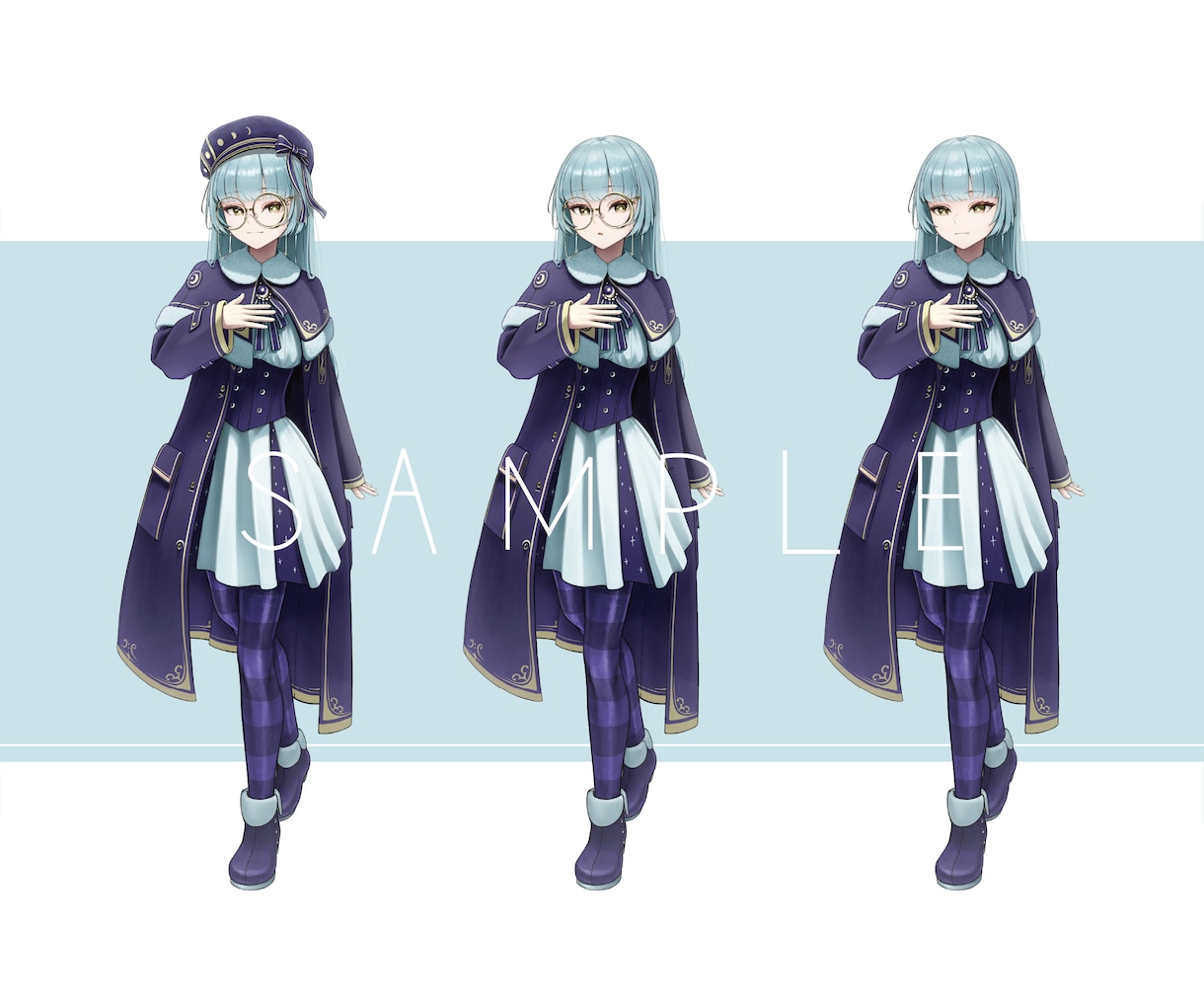 TRPG、ゲーム、Vtuber用の立ち絵を描きます オリジナリティ溢れるキャラクターを制作いたします イメージ2
