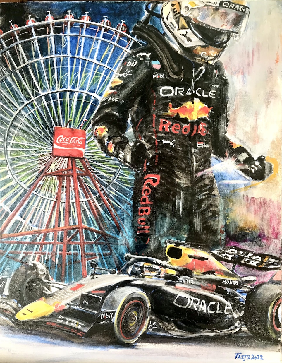 お好みの油絵制作します 公募展の受賞作家が直筆のお好みの油絵を作成します。 イメージ8