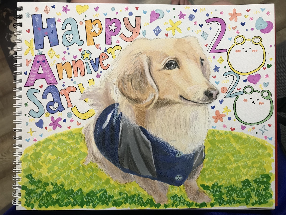 イラスト、アイコン、愛犬可愛く描きますます イラスト頑張ります、愛犬家喜ばせます イメージ3
