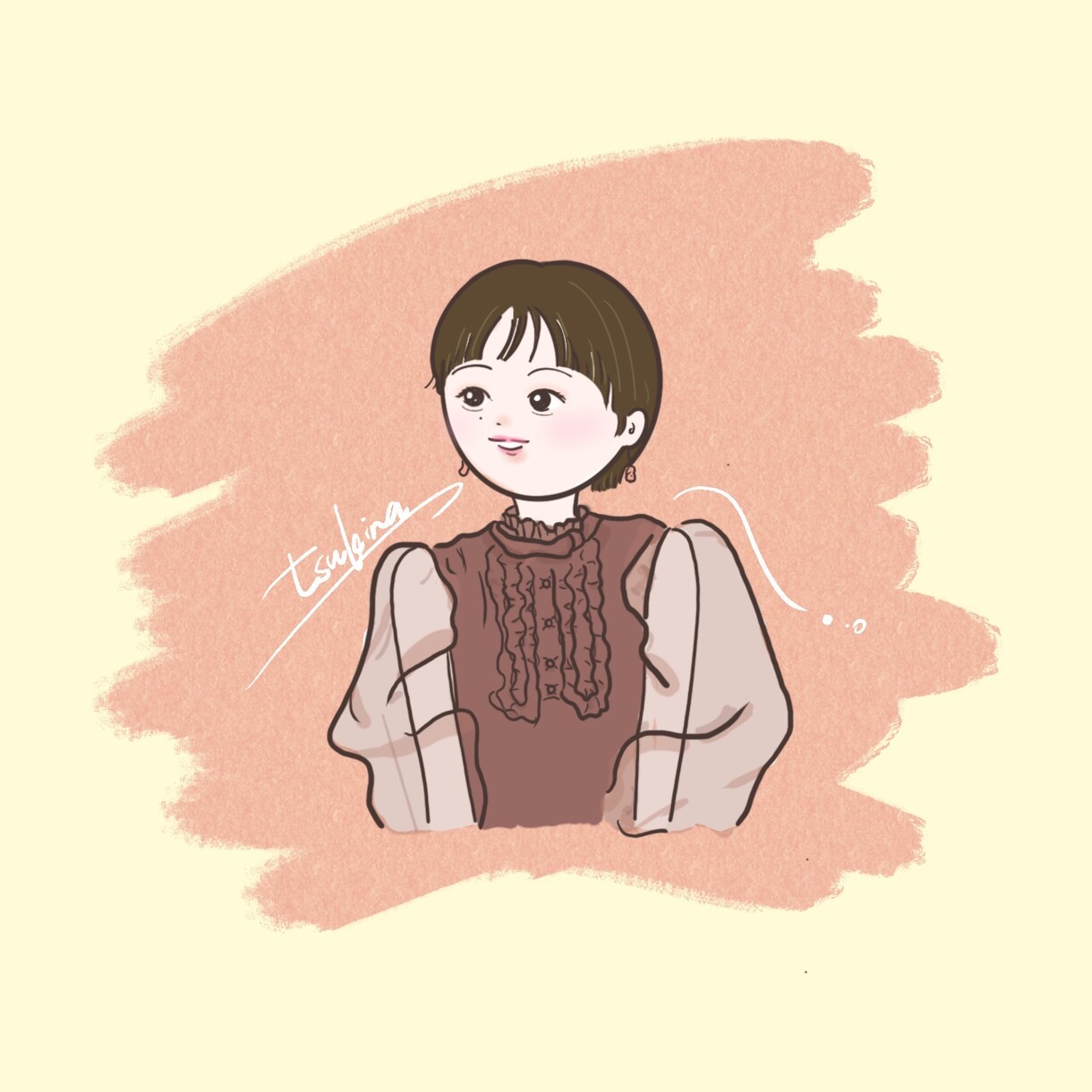 丸くてゆるいほっこりイラスト・アイコン描きます まぁるいほっこりポップなしあわせイラスト・アイコン描きます イメージ3