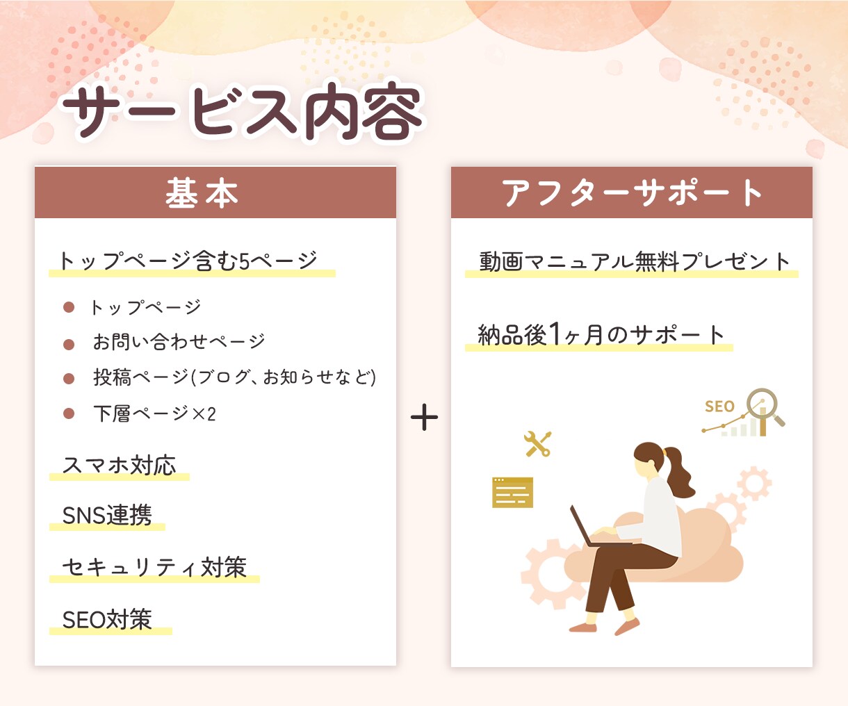 WordPressで高品質なホームページ制作します 【高品質】国内シェアNo.1「SWELL」使用 イメージ3