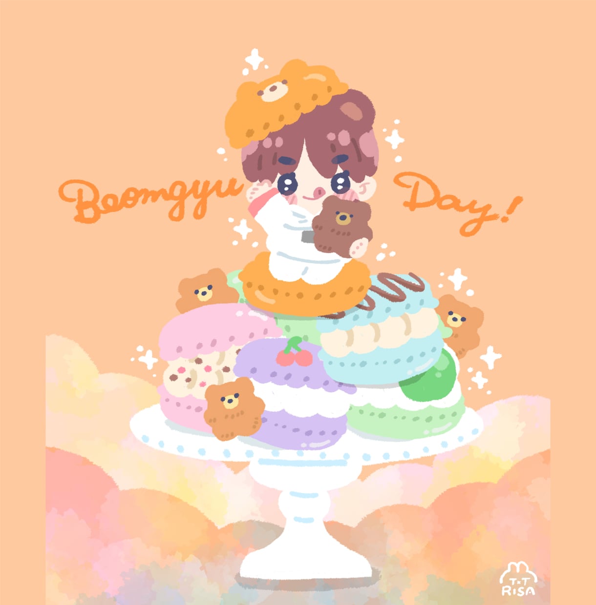 かわいいイラスト/アイコン/SNS用画像制作します SNS用/グッズ用/似顔絵/ウェルカムボード/動画配信等に！ イメージ4