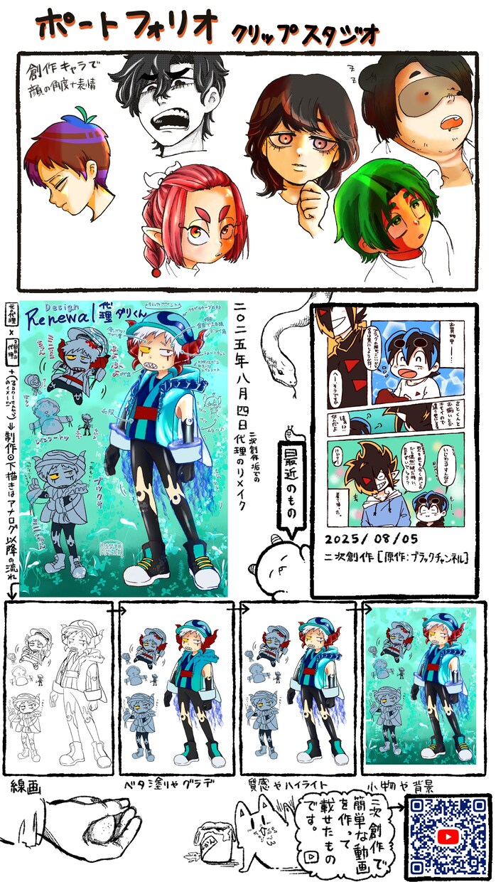 あなたのキャラクターを立ち絵にします キャラクターの魅力を大切に描きます。 イメージ4