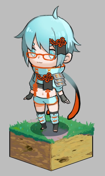 あなたの創作アバターイラスト描きます お写真や好きな色、イメージからキャラクターを作成します！ イメージ4