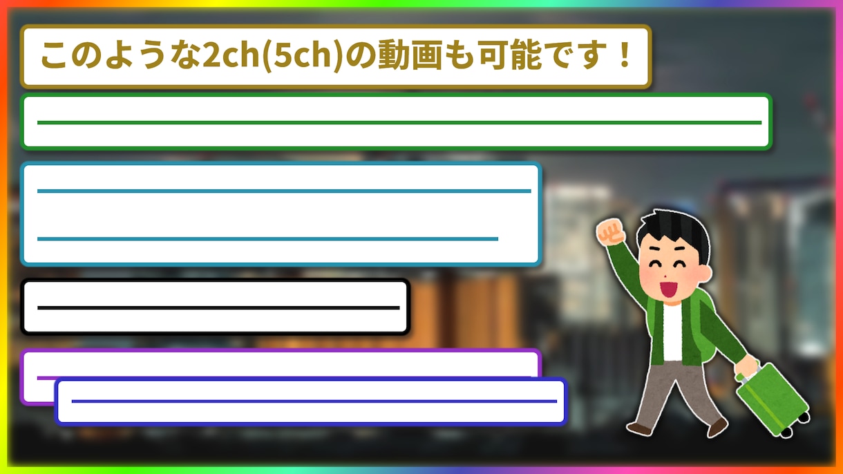 10分3000円！ゆっくり解説/実況を制作します 台本のみでチャンネルにあった編集をします イメージ3