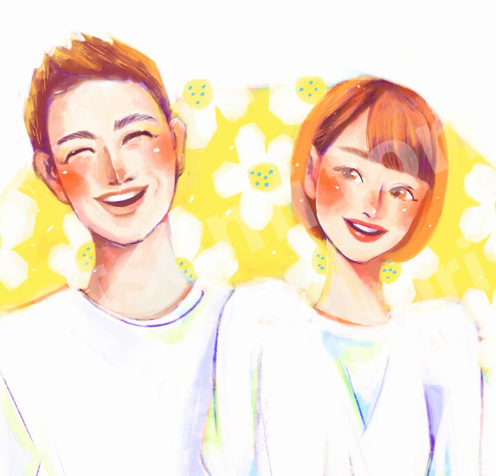 ペットもOK♡高見え！かわいい似顔絵描きます かわいい手書き風☆デジタルなのでアイコンにもすぐ使えます イメージ5