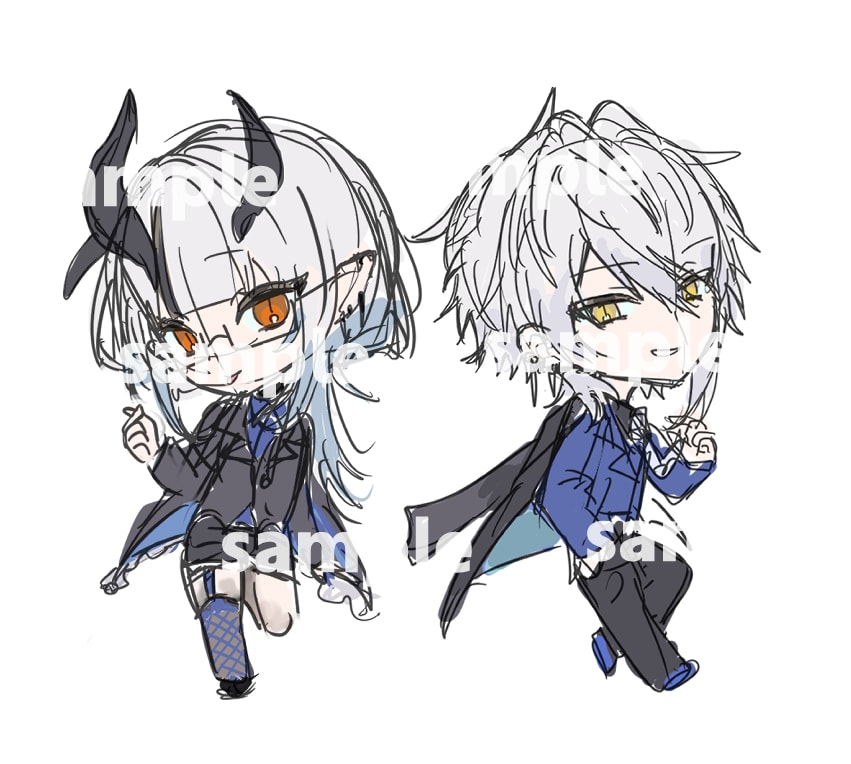 お安く可愛いミニキャラ絵描けます ちみちゃくって可愛らしいSD絵を描きます！ イメージ2