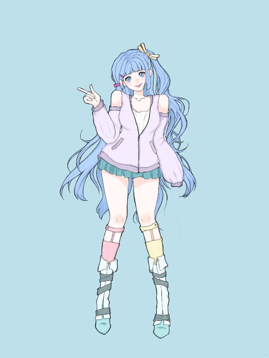 夢絵 イラストオーダー 受付画面 を描きます SNSアイコンTE　デフォルメ　一枚絵　立ち絵 イメージ4