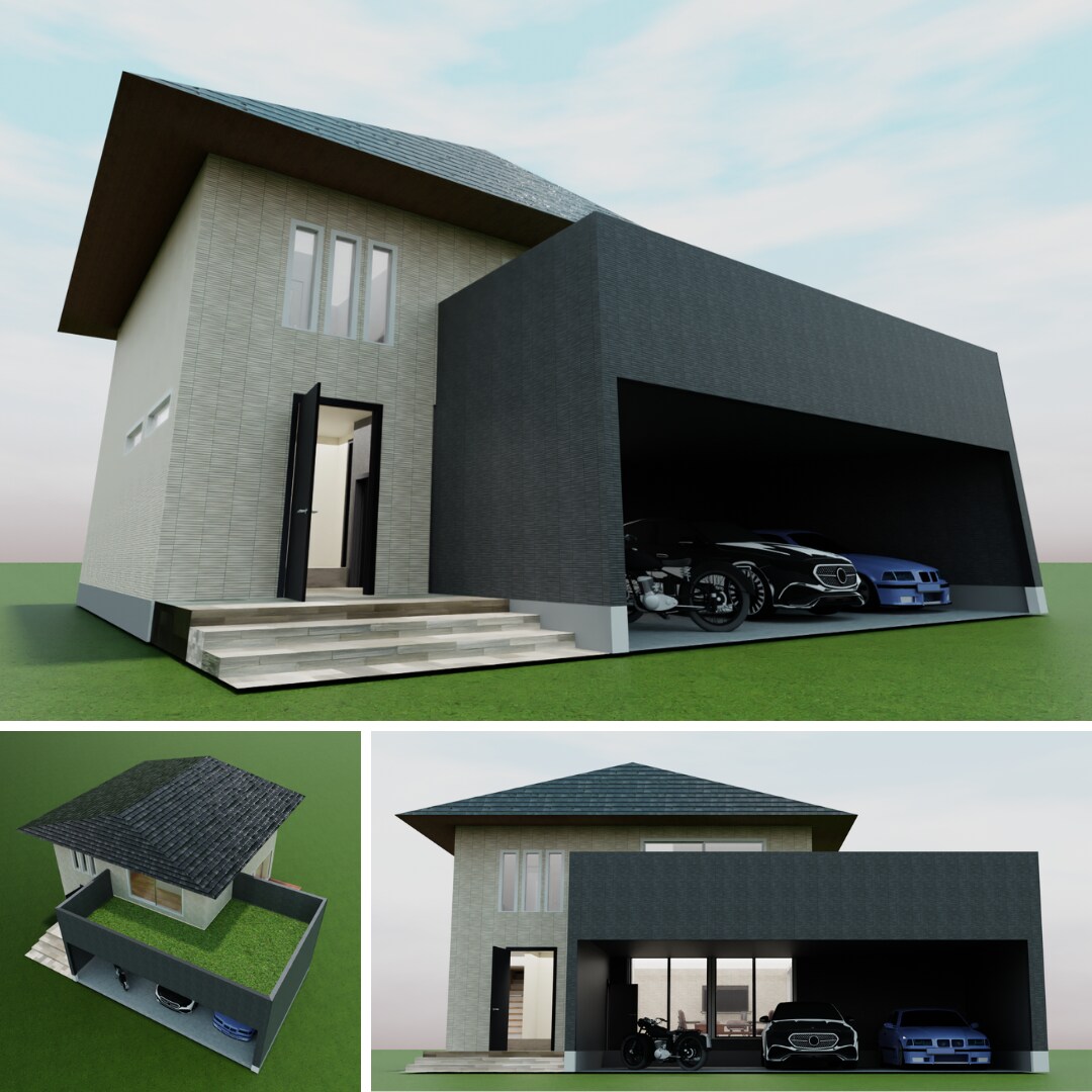3D建築パースで住宅や店舗の空間を具現化します 新築、リフォーム、DIYなどのイメージを具体化します！ イメージ4