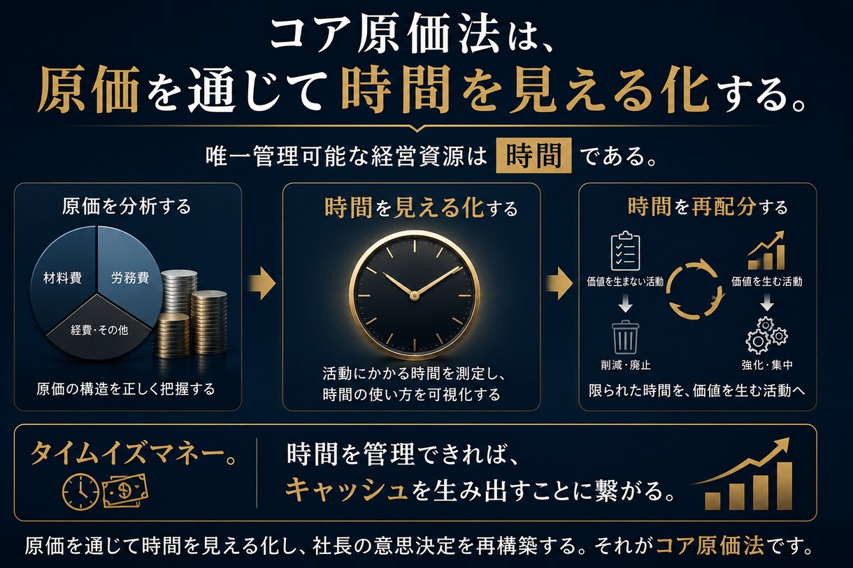 製造業の原価計算相談します 社長の意思決定を再構築する60分 イメージ3