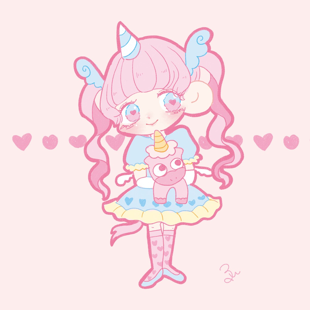 暖かなゆるふわ似顔絵をお送りします シンプルでキャラクターテイストな似顔絵はお任せください イメージ5