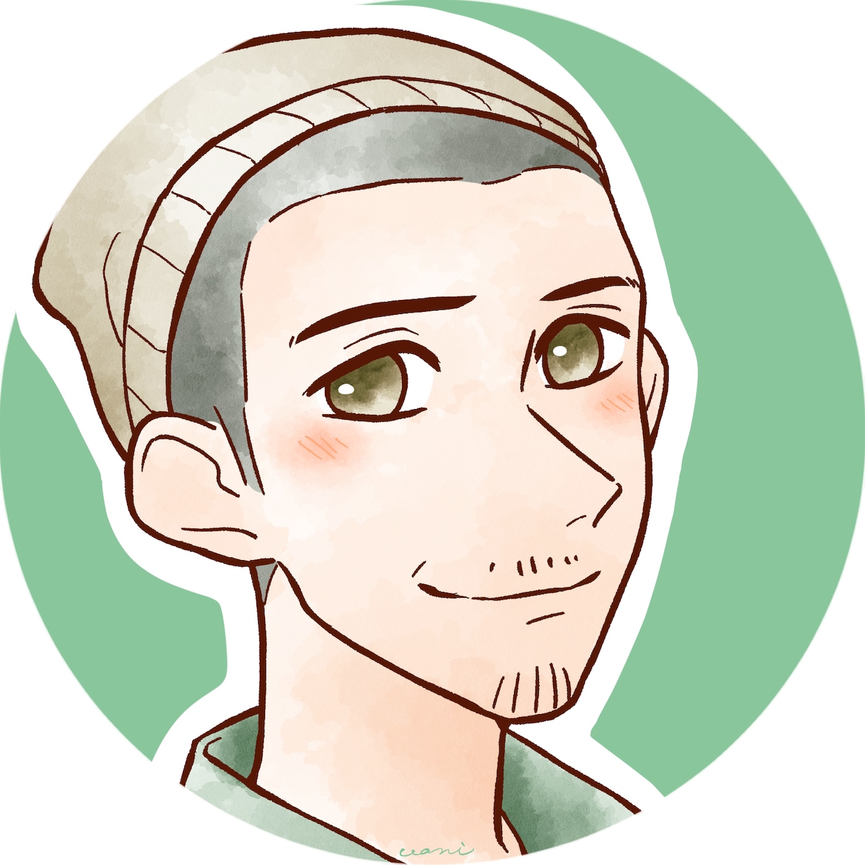好印象な親しみやすいアイコンお描きします ビジネスにもおすすめな温かみのある水彩風イラスト イメージ7