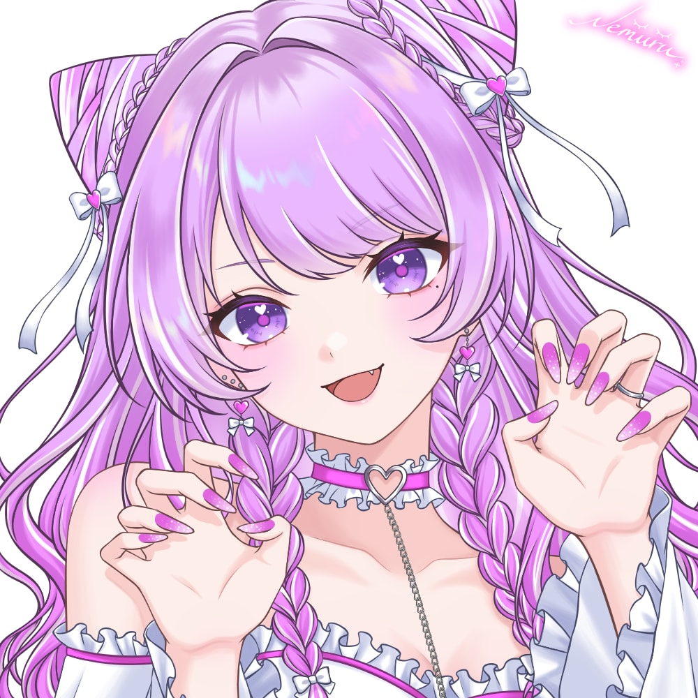 透明感のあるアイコンイラスト制作します SNS・配信・活動用に◎ご希望に寄せて丁寧に制作します イメージ1