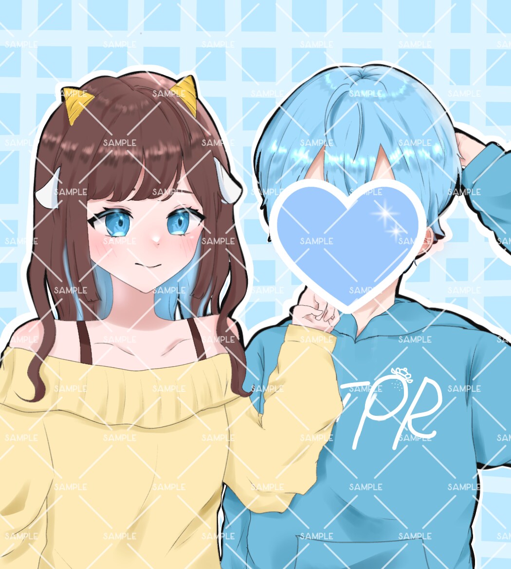 夢絵・アイコンお描きします 安くて、修正無料のパキッとした可愛い夢絵お描きします♩♩ イメージ2