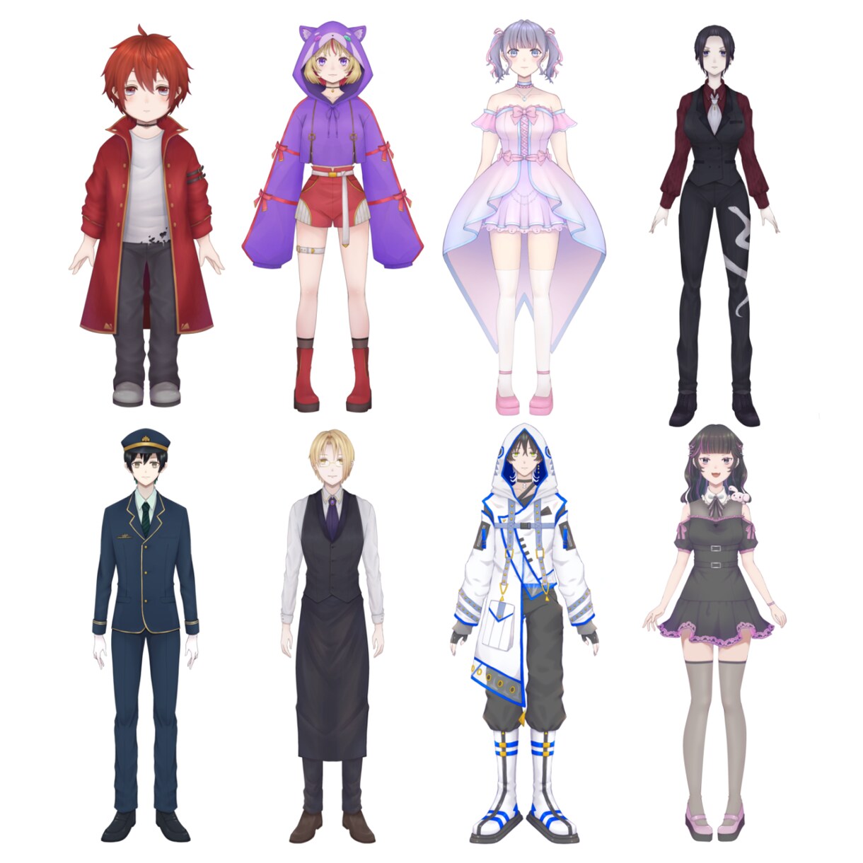 Vtuber 全工程制作します 男女キャラどちらもOK！このお値段で全てお作りします！ イメージ2