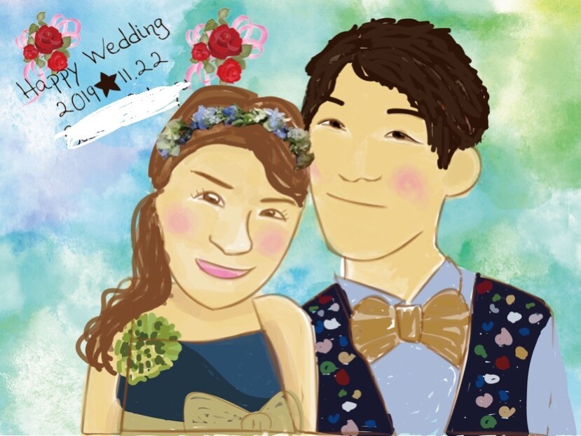 あなたの好きな写真から水彩画風イラスト描きます 〜結婚式、誕生日、ペット、商品など水彩画風にしませんか⁇〜 イメージ2