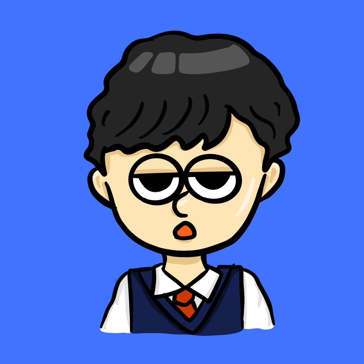 即納！格安！POPなキャラ風アイコンお描きします 商用OK！カラフルで映える！個性的なアイコンです★ イメージ4