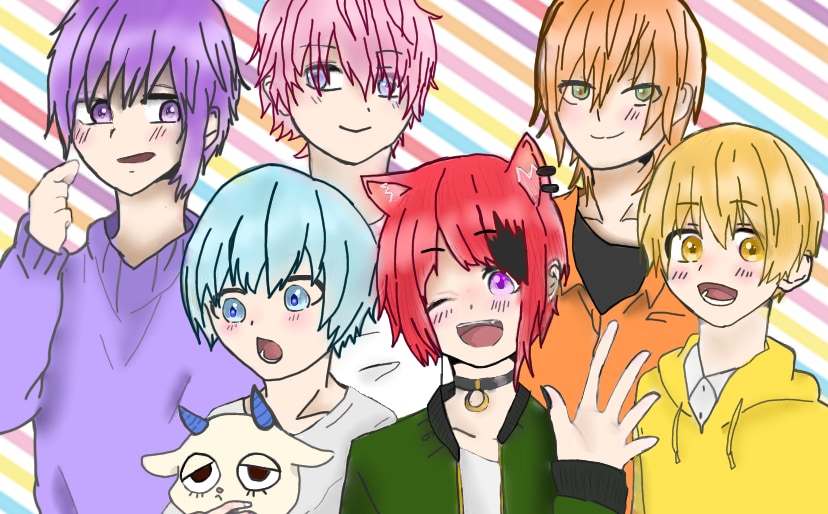 線画の色塗りさせていただきます 細かいところまでイメージを聞いて塗ります！ イメージ1