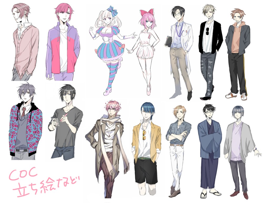 CoCなどのキャラデザインお受け致します 可能な限り購入者様のイメージに沿うようにご相談させて頂きます イメージ4