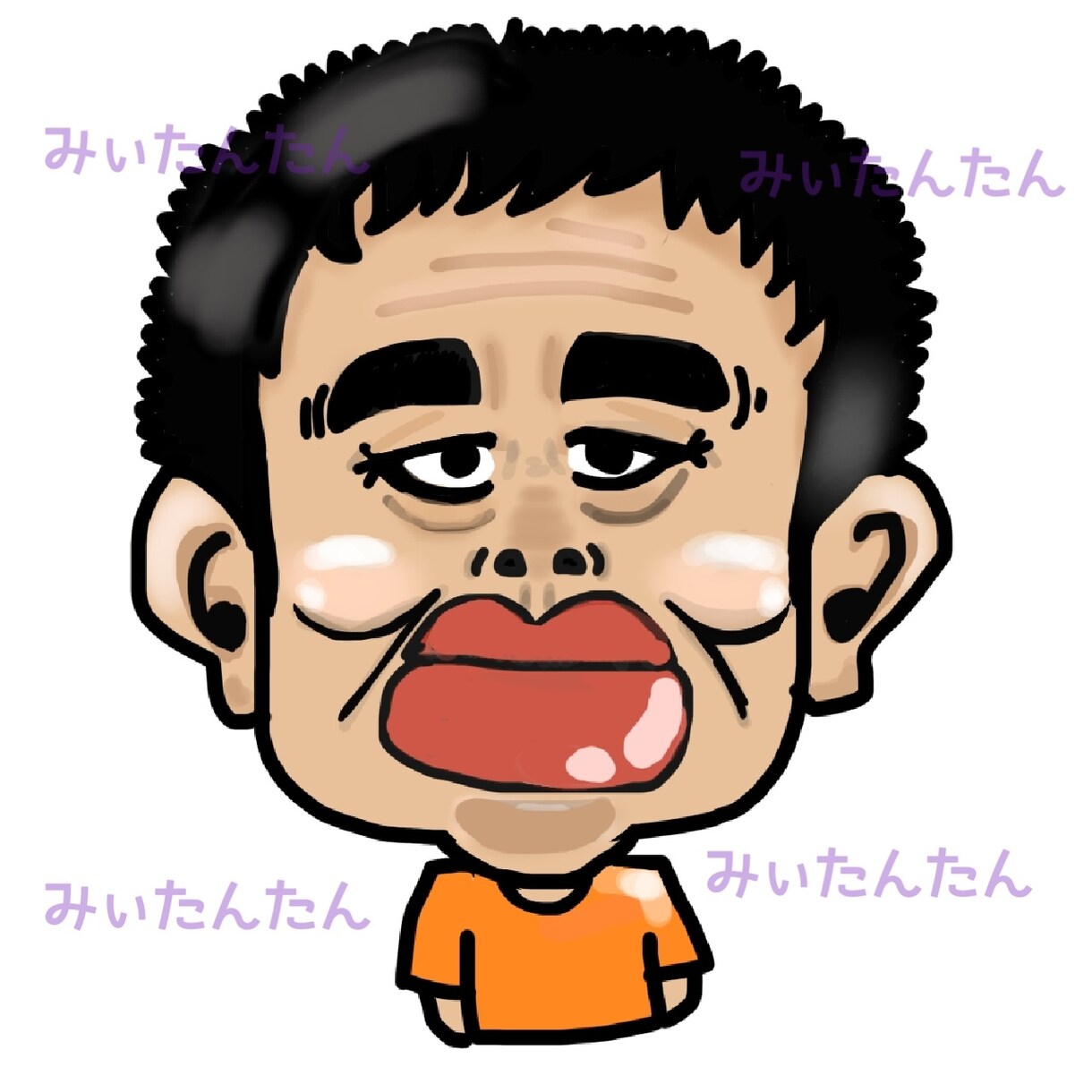 似顔絵描きます なんとなく似てるかも…?程度のド素人のイラストです。 イメージ1