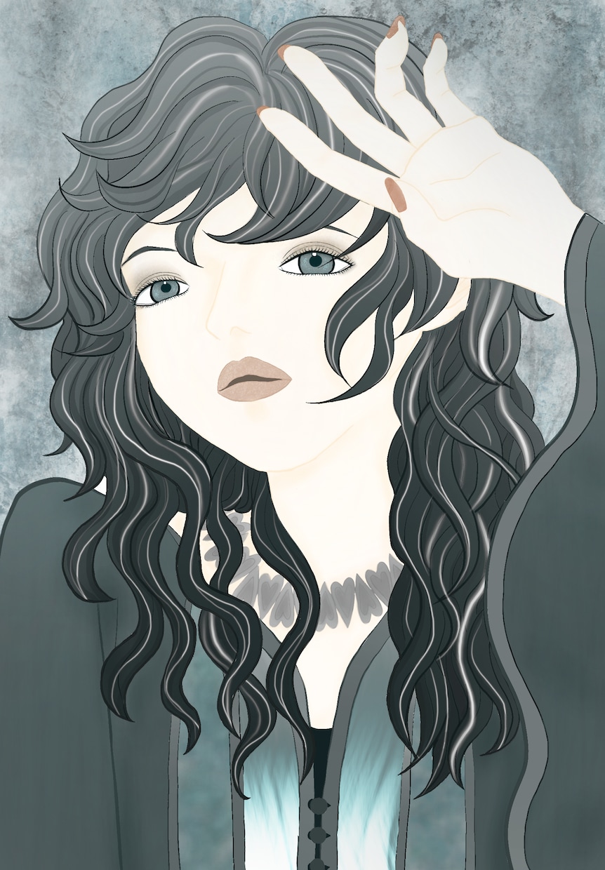 おしゃれ人物イラスト描きます おしゃれ女性イラスト,くすみカラー,アートイラストが得意 イメージ2