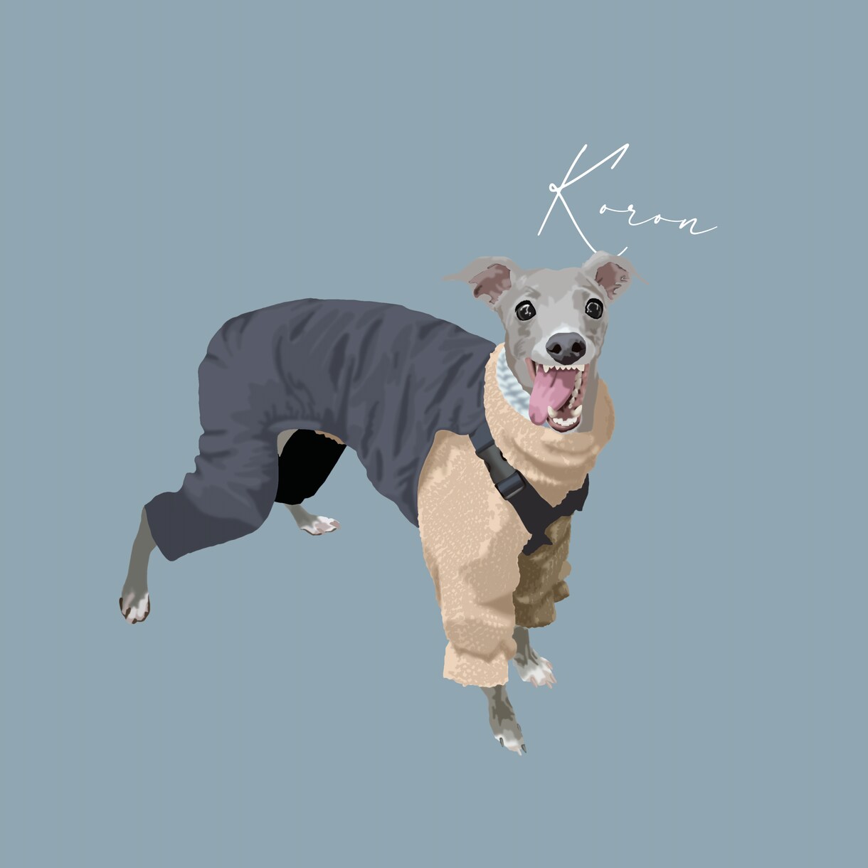 貴方の愛犬をそっくりに魅力的なイラストに仕上げます ＼ 大好きな“愛犬”をイラストにしてみませんか？ ／ イメージ7