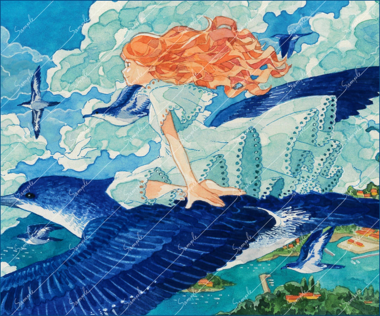 商用可★懐かしく温かみのある水彩イラスト作成します 挿絵、表紙、雑貨など、あたたかなタッチのイラストで彩ります。 イメージ7