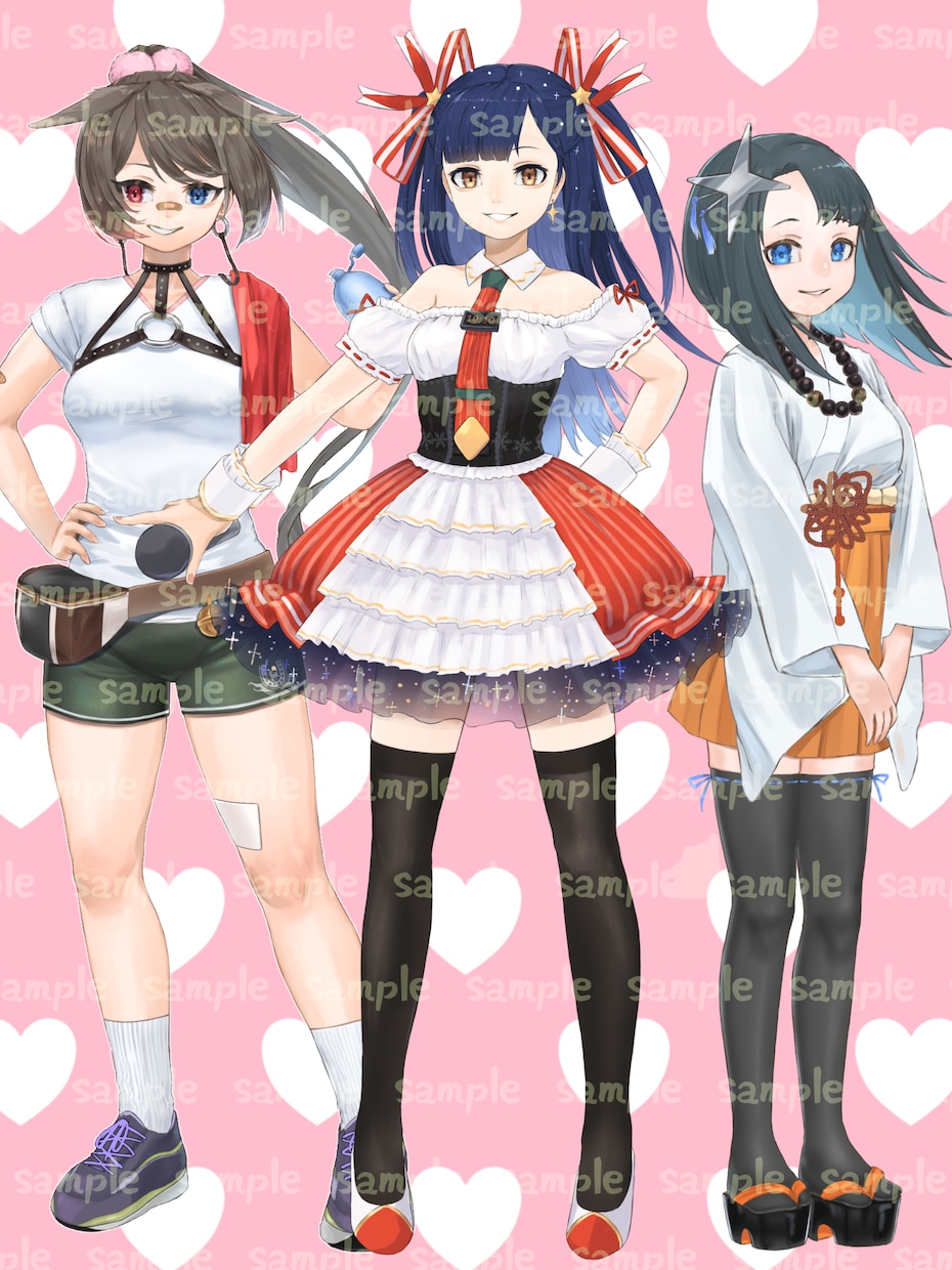 誰も見たことの無いハイクオリティな立ち絵作成ます 配信用、動画用、ゲーム用、これからの活動等に！ イメージ2