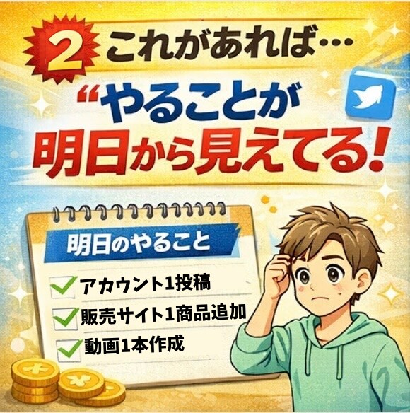 先着2名！SNSで収益化する具体的な方法を教えます 何をやるか決めて、実際に1つ公開するところまで一緒に進めます イメージ3
