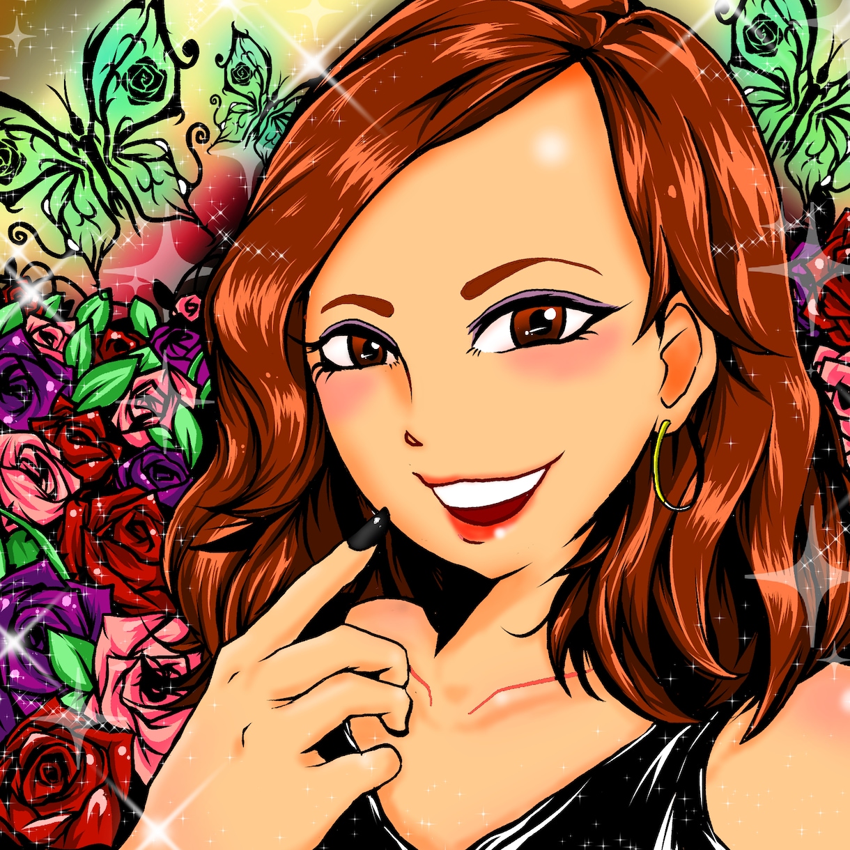 イラスト"最安価格"SNSアイコンなど描きます SNSやYOUTUBEアイコンなどにオススメ イメージ3