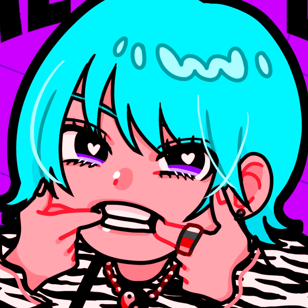 SNSなどのアイコン描きます ポップで明るいストリート系イラストがお好きな方へ！ イメージ3