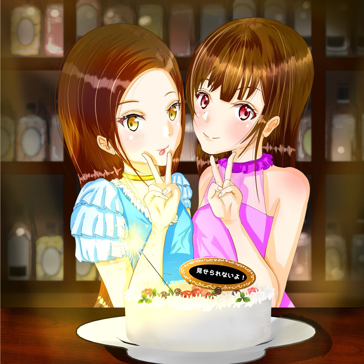 同人小説の表紙イラストなどの一枚絵をお描きします 心を込めて描きます、一緒にいいものを作りましょう！ イメージ2