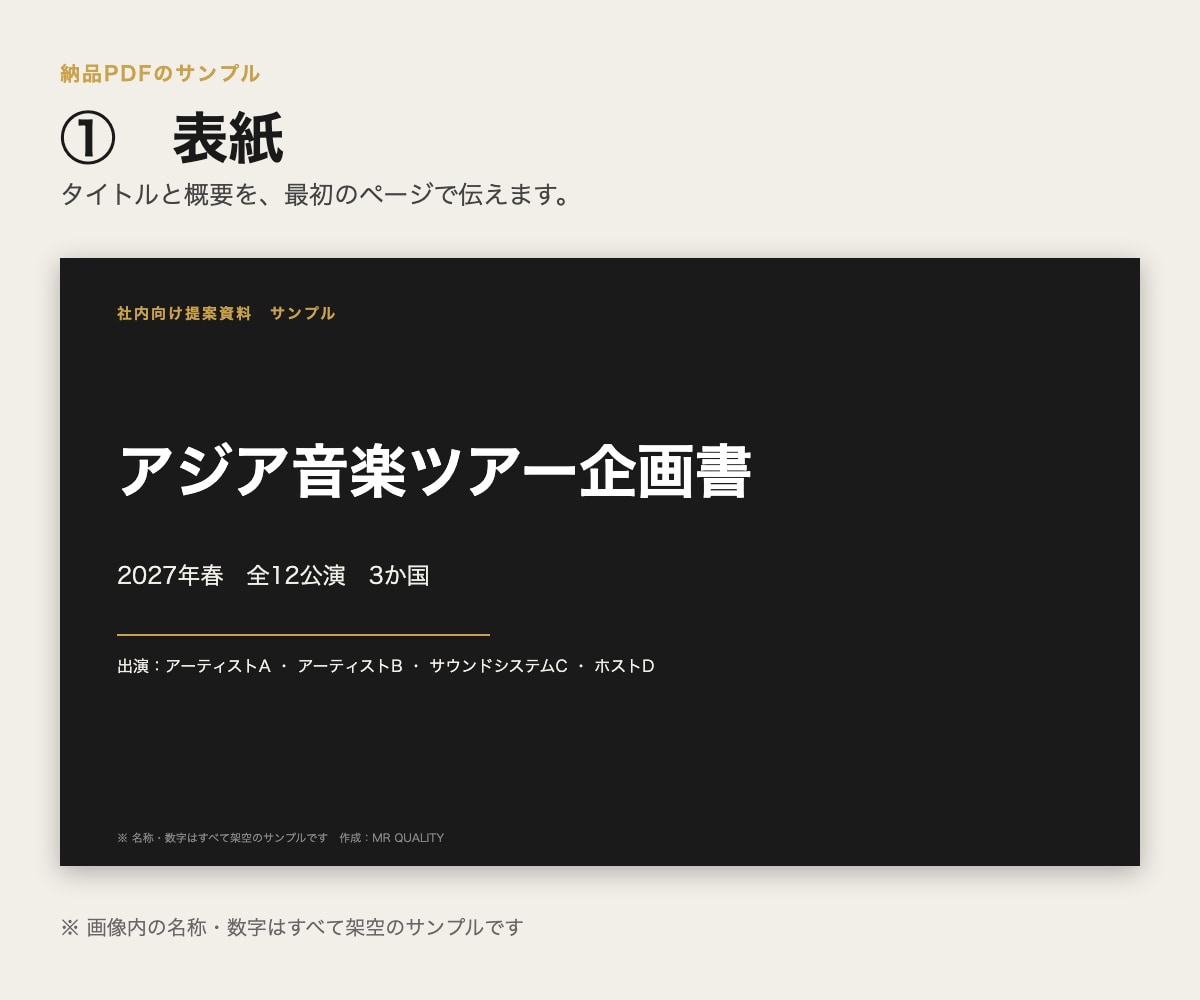 社内会議向け・3〜5ページの提案資料を作ります 見やすく伝わる資料で社内の一歩を後押し イメージ2