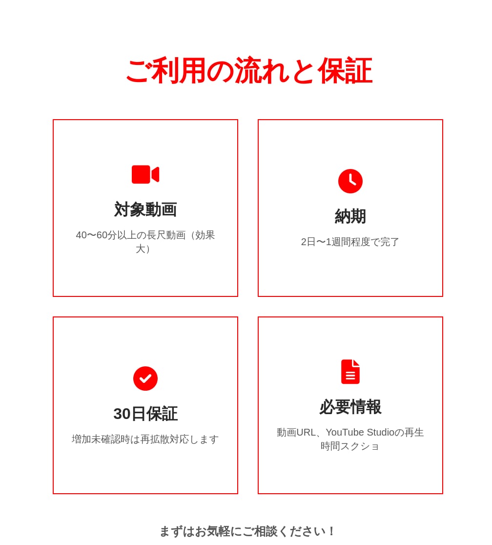 YouTube総再生時間+1000時間増やします リアルユーザー視聴で安全に総再生時間UP イメージ4