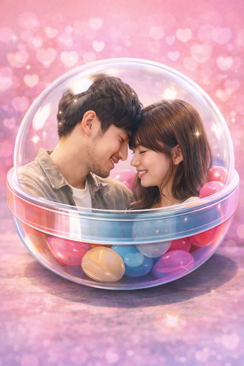 お写真をリアルなガチャカプセル風に加工します 世界にひとつの“推しガチャ”作ります。 イメージ1