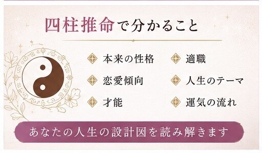 恋愛や仕事のお悩みを鑑定します 四柱推命とタロットで悩みの原因を深掘りし言語化します イメージ4