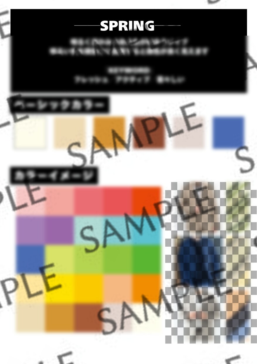 男性用パーソナルカラー診断資料を販売します 男性に特化！パーソナルカラー診断で使える資料一式をセットで！ イメージ2