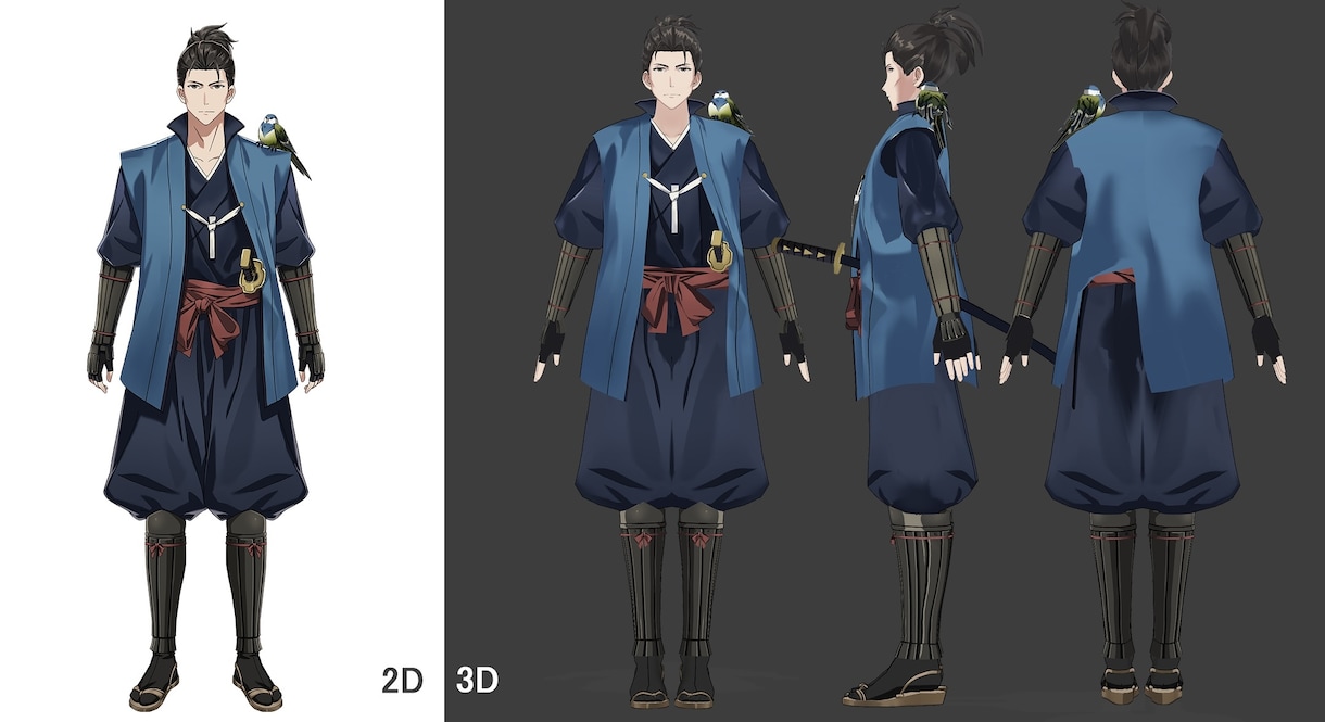 キャラデザから丸ごと対応3DVTuber制作します 修正無制限！MMD、パーフェクトフェイス、VRchat対応！ イメージ10